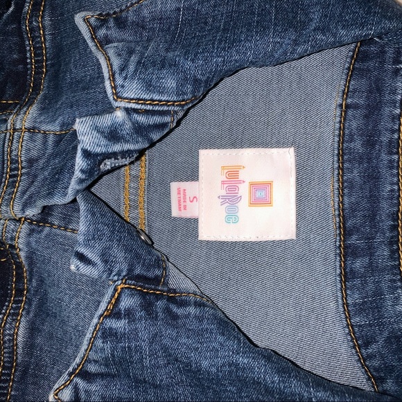 LuLaRoe XS Jaxon Jean Jacket, EUC - Picture 2 of 4